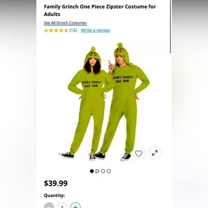 Grinch one piece costume